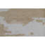 Area Rug in White/Rust