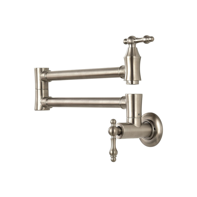 Mondawe Kitchen Faucet, Brushed Nickel