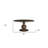 60" Brown Solid Wood Pedestal Base Round Top Dining Table