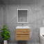 Meuble-lavabo simple 23,5 po avec plateau en acrylique Halethorpe-1860348716
