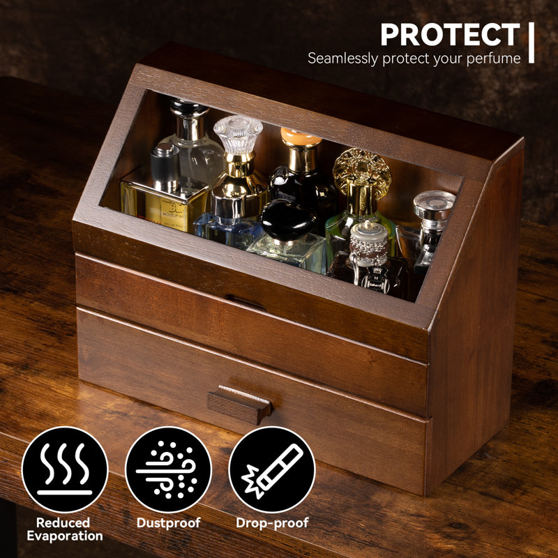 Manufactured Wood Makeup Organizer