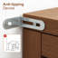Armoire poubelle inclinable avec tiroirs 13 gallons-125377051