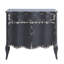Armoire console au fini gris antique