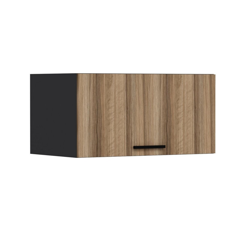 Minerva Rectangle Accent Cabinet, 45cm H x 90cm W x 54cm D, Anthracite