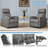 color Manual Glider Recliner with 3 Relaxation Modes-373527067