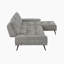 Kenner 125" Modern & Contemporary 2-Piece Sectional - Chenille Sectional, Customizable Seat Depth, Chaise for Lounging-1941493969-1941493971