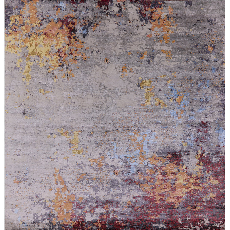 Cannon Abstract Indoor Rug, Square 6'