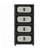 4 Tiers Folding Storage Cabinet, Collapsible Storage Bins With Magnetic Door, Living Room Cabinet-399502813