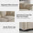 Haninerm Chenille Round Arm Loveseat-1447072274-1428280040