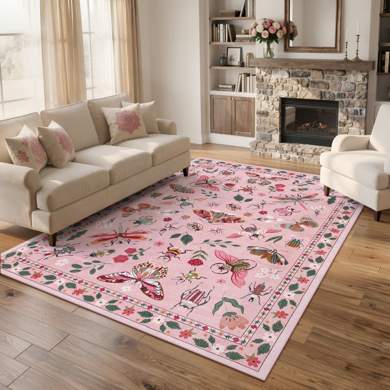 Tapis lavable pour animaux et insectes Goldene, Rectangulaire 8 pi x 10 pi