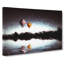 Hot Air Balloons Above a Lake in Abstract - Wrapped Canvas-55360182