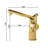 Modern Single Hole Faucet Luxury Home Bathroom Faucet Elevated Style Single-Handle Bathroom Faucet-119402430