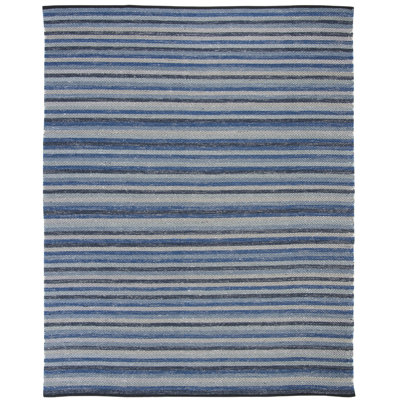 Tapis rayé en coton Voshell
