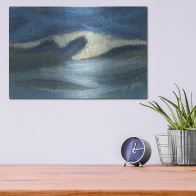 Highland Dunes 'Wave Portrait No. 18' by Marie Marfia Fine Art, Metal Wall Art,