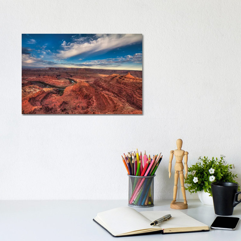 Dead Horse Canyon Utah III by Bill Sherrell - Wrapped Canvas Print, 20.32 cm H x 30.48 cm W