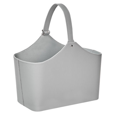 Lark Manor ELAM Faux Leather Decorative Basket