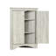 Armoire triangulaire avec tablettes réglables - rangement polyvalent en chêne Grace