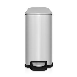 Steel Step On Kitchen Trash Can - 2.6 Gallons