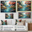Coastalcoralunderwater Forest River Rhapsody - reproduction sur toile-411252957-411252944
