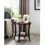 Ensemble de tables basses ovales 3 pièces avec tables de bout Perth, finition espresso, polyvalente et élégante pour les salons modernes-2101297620
