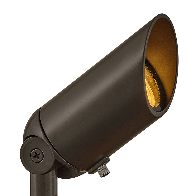 Projecteur en métal bronze à basse tension