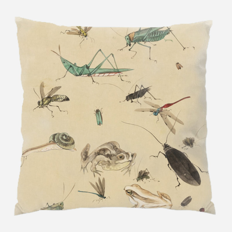  Housse et insert de coussin carré rétro Vintage, Microsuède, Intérieur