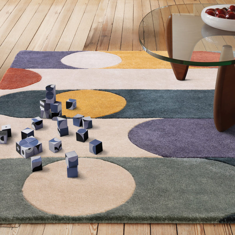Montu Hand Tufted Recycled P.E.T Green/Beige Rug, Rectangle 160 x 230cm