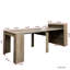 Tables de salle à manger extensibles (table seulement, sans chaises, avec plateau et pieds) avec rangement