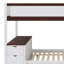 Lit superposé avec lit gigogne, bureau avec tiroirs-1018183322