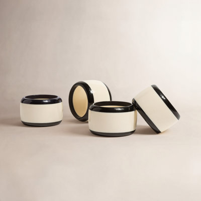 Over&back Napkin Ring Resin Napkin Holder