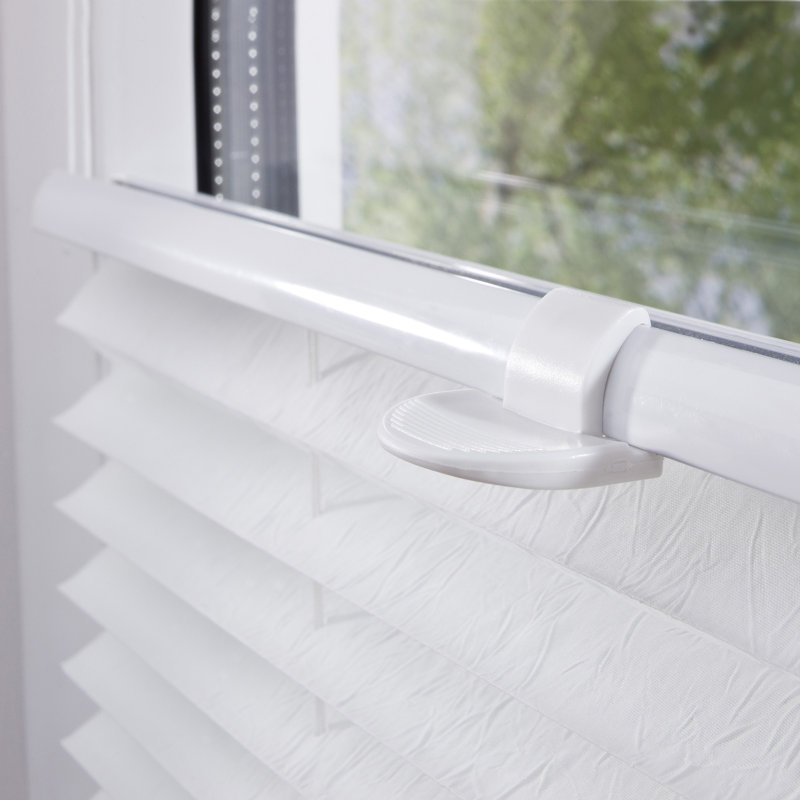 Cordless Blackout Pleated Shade, 130cm L x 100cm W, White