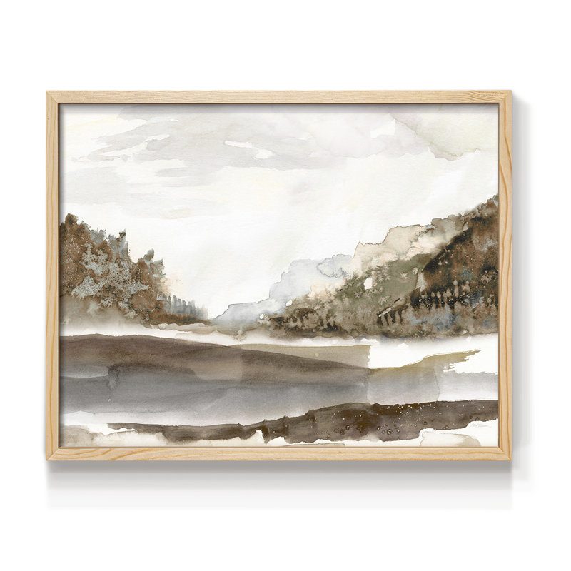 Mountain Time - Reproduction encadrée - Restickable, H 11 po x l 14 po, Naturel