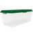Clear with Green Lid