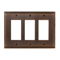 Oak Reclaimed Wood Wall Plate Gang GFCI-Decora Cover Plate, 47% OFF
