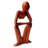 NOVICA Handmade Thinking Of You Wood Sculpture