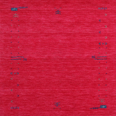 Tapis de zone rouge contemporaine