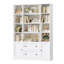 Bibliothèque de 70,9 po de hauteur, bibliothèque à 6 niveaux pour bureau à domicile, salon-49587263
