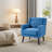 29" Wide Modern Upholstered Button-Tufted Accent Chair With Solid Wood Legs-1120713654