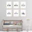 « be kind », ensemble de 6 pièces, impression sur papier Dedmond