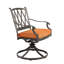 Chaise de patio pivotante avec coussins Banski-566123633