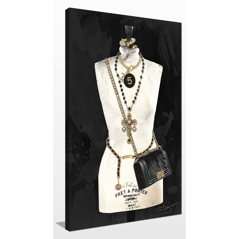 «Dress for Success Paris», impression, Toile tendue, H 30 po x l 18 po x P 1 po