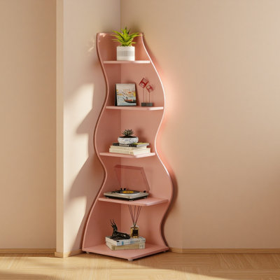 Stylish Corner Shelf,Corner Bookcase,Universal Bookcase
