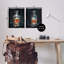 «Abstract Whiskey Decanters», ensemble de 2 toiles flottantes encadrées par Ethan Harper-272132097-272132100