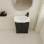 Meuble-lavabo autoportant de 23 po avec lavabo et portes à fermeture douce-829558593