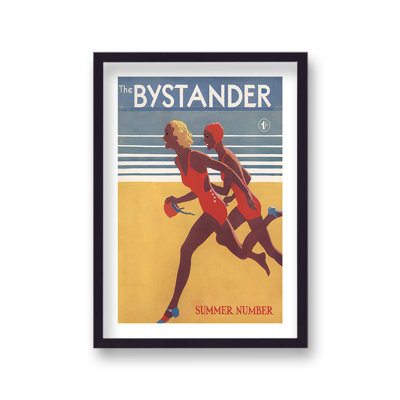 Vintage Publication The Bystander Summer Number by Vouvart - Single Picture Frame Print