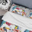 Ensemble de housse de couette designart perroquets, hibiscus et toucan-35229086