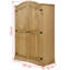 Lonepine 2 Door Solid Wood Wardrobe