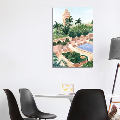Marrakech Hotel by Sabina Fenn - Wrapped Canvas Gallery-Wrapped Canvas Giclée