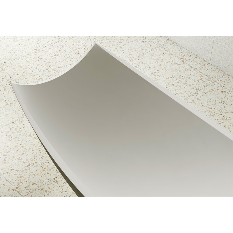 70.75'' x 33.5'' Freestanding Soaking Resin Bathtub, White