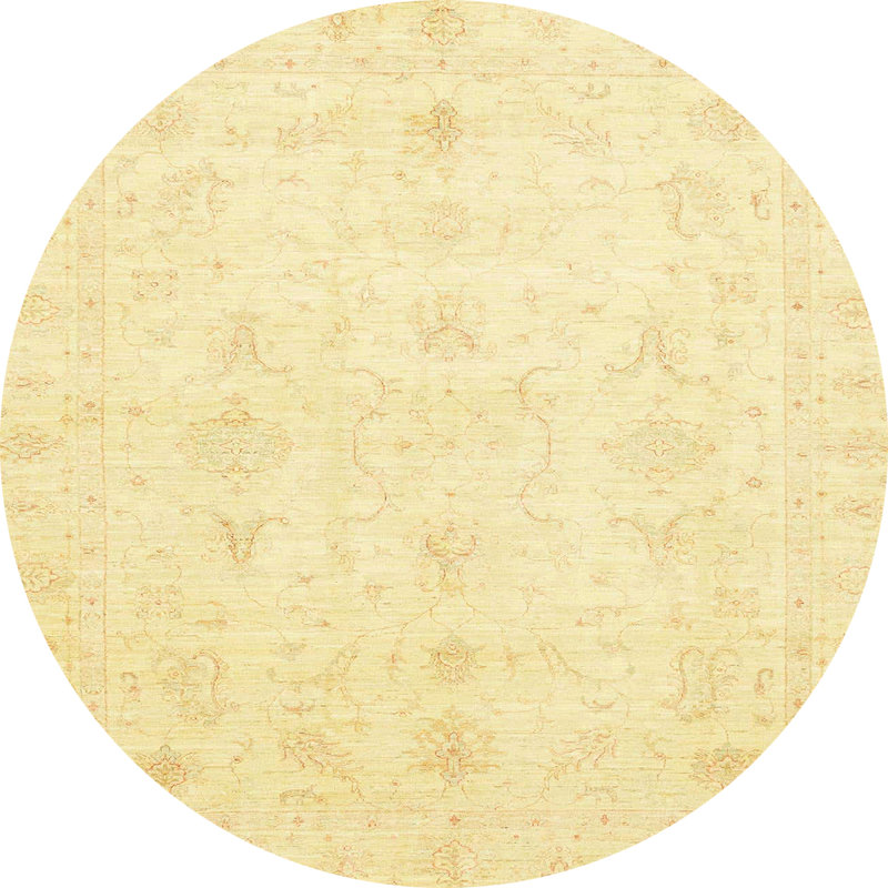 Abstract Indoor Rug, Round 7'